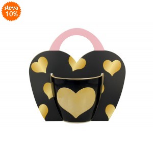 Porcelánový hrnek Big Heart 460 ml v dárkové taštičce