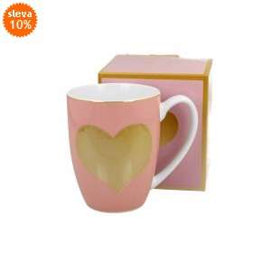 Porcelánový hrnek Big Heart 360 ml v dárkové krabičce