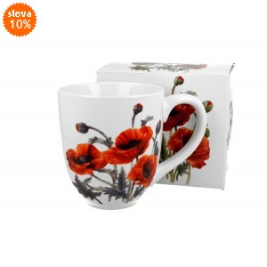 Porcelánový hrnek Classic Poppies 1000 ml v dárkové krabičce