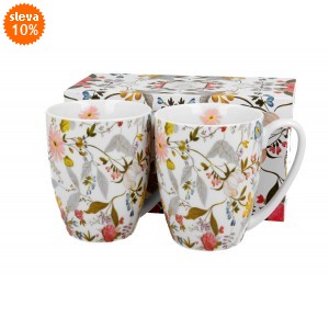 Porcelánový hrnek White W. Kilburn 360 ml, 2 ks v dárkové krabičce