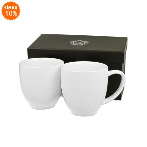 Porcelánový hrnek Diamond 350 ml, 2 ks v dárkové krabičce