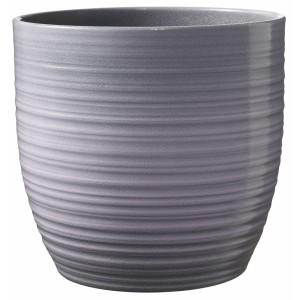Keramický květináč Bergamo lesklý 19 cm levandulový
