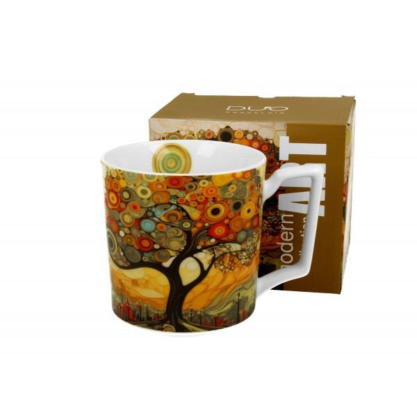 Porcelánový hrnek - strom, 450 ml