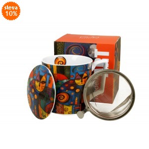 Porcelánový hrnek byliňák - kočky, 450 ml