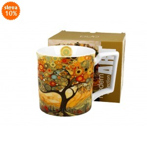 Porcelánový hrnek - stromy, 750 ml