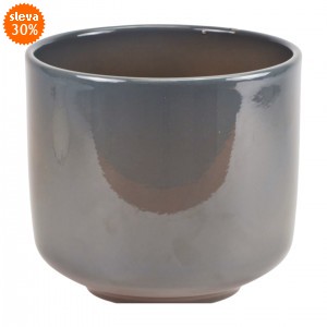 Keramický květináč Bari 19 cm modro-zelený, 2. jakost