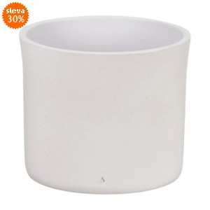Keramický květináč Miami 15 cm bílý, 2. jakost