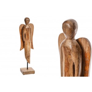 Dřevěný anděl 47 cm