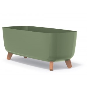 Květináč GRACIA CASE 58 cm - zemitě zelená