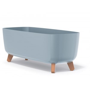 Květináč GRACIA CASE 58 cm - světle šedá