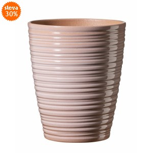 Keramický květináč na orchideje Bergamo Nature 13x15 cm světlá terracota, 2. jakost