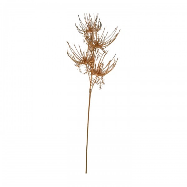 Zlatá vánoční větvička 60 cm
