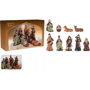 Set 9 ks postav do betléma, 8 cm