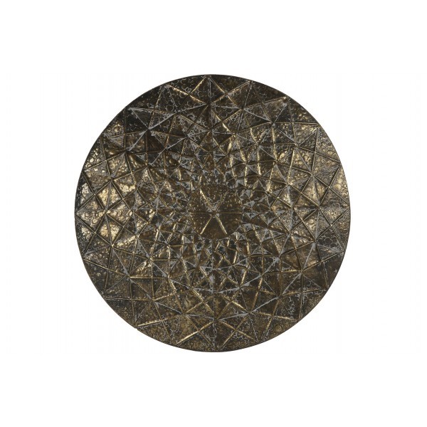 Zlatá nástěnná dekorace - štít 62 cm