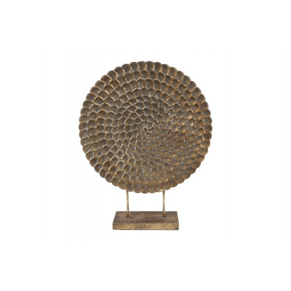 Kulatá dekorace Sandie S zlatá, 58 cm