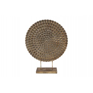 Kulatá dekorace Sandie S zlatá, 58 cm