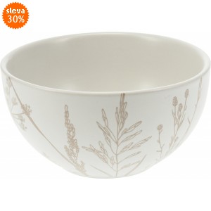 Kameninová miska Poly 13,5 cm bílá A, 2. jakost