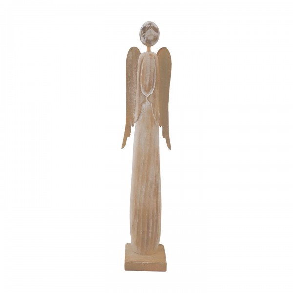 Dřevěný anděl 51 cm