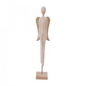 Dřevěný anděl 62 cm