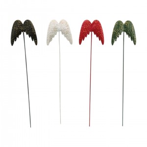 Kovový zápich křídla mix, 4ks