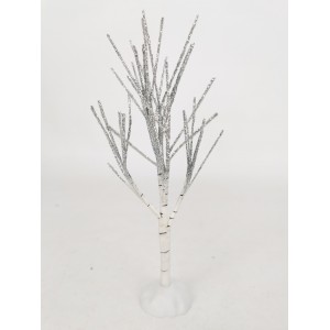 Dekorativní zasněžený strom/bříza, 17,5 cm