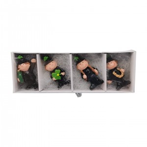 Sada 4ks kominíků mix, 4,7 cm