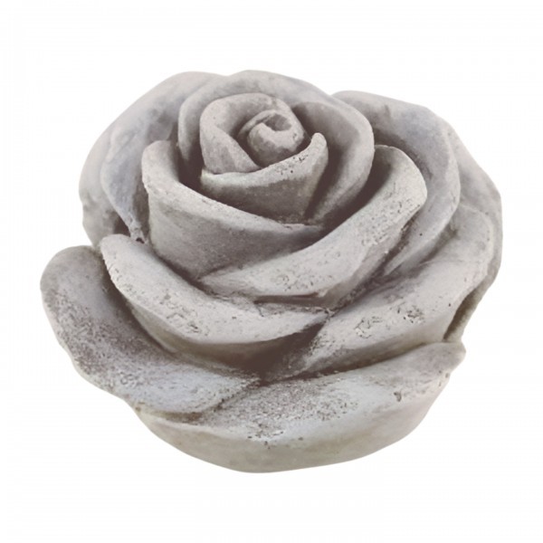 Betonová růže 7,5 x 7,5 cm, sada 5ks