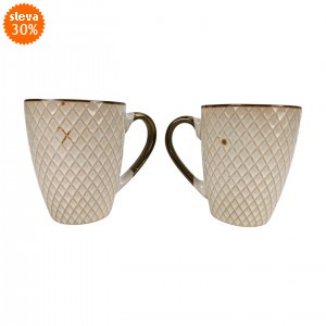 Kameninový hrnek A 370 ml, sada 2ks, 2. jakost