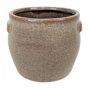 Keramický šedý džbán 12,6 cm