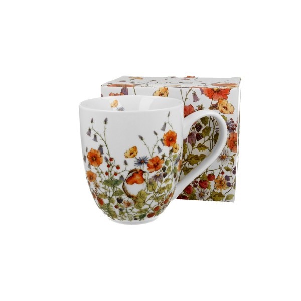 Porcelánový hrnek XXL WILD BIRD 1000 ml v dárkové krabičce
