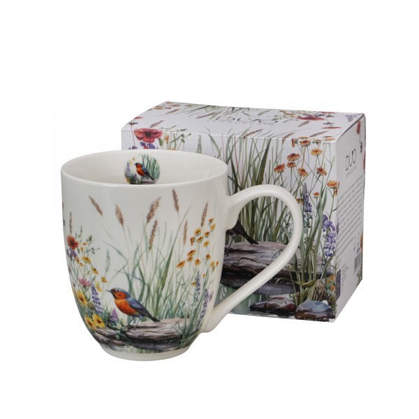 Porcelánový hrnek XXL JULY 1000 ml v dárkové krabičce