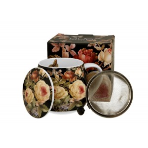 Porcelánový hrnek soudek byliňák - WARDA, 430 ml