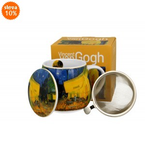 Porcelánový hrnek soudek byliňák - TERRACE AT NIGHT, 430 ml