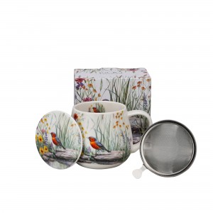 Porcelánový hrnek soudek - JULY, 430 ml