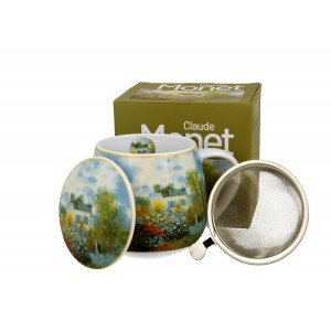 Porcelánový hrnek soudek byliňák - THE GARDEN AT ARGENTEUIL, 430 ml