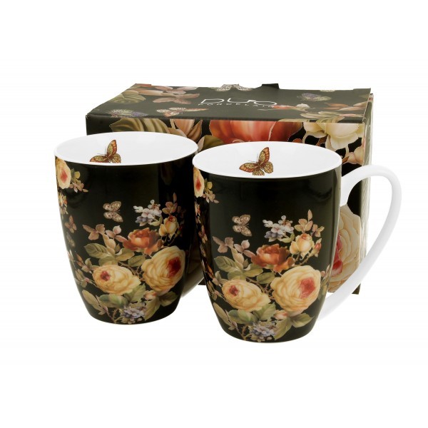 Sada 2ks porcelánových hrnků WARDA, 360 ml