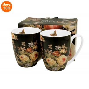 Sada 2ks porcelánových hrnků WARDA, 360 ml