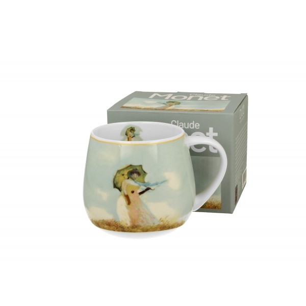 Porcelánový hrnek soudek byliňák - WOMAN WITH PARASOL, 430 ml