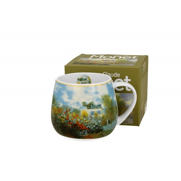 Porcelánový hrnek soudek - THE GARDEN AT ARGENTEUIL, 430 ml