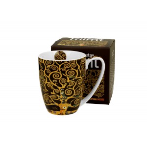 Porcelánový hrnek TREE OF LIFE BROWN, 360 ml