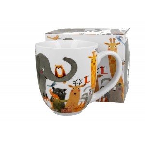 Porcelánový hrnek XXL Psí svět ANIMALS 1000 ml v dárkové krabičce