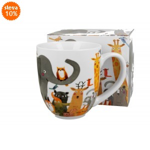 Porcelánový hrnek XXL Psí svět ANIMALS 1000 ml v dárkové krabičce