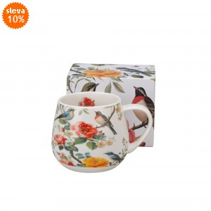 Porcelánový hrnek soudek - APRIL, 430 ml