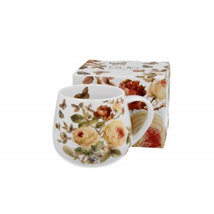 Porcelánový hrnek soudek - ZAHRA, 430 ml