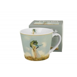 Porcelánový hrnek - WOMAN WITH PARASOL, 600 ml