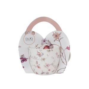 Porcelánový hrnek SAFA 460 ml v papírovém košíku
