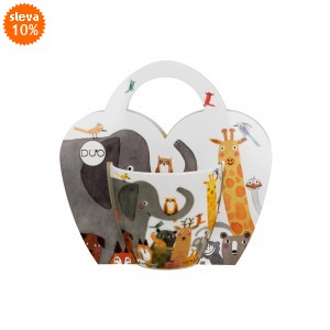 Porcelánový hrnek Psí svět ANIMALS 460 ml v papírovém košíku