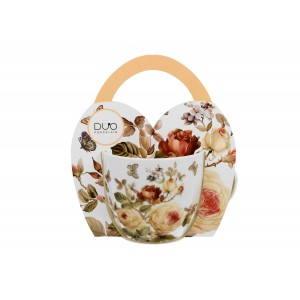 Porcelánový hrnek ZAHRA 460 ml v papírovém košíku