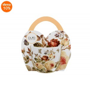 Porcelánový hrnek ZAHRA 460 ml v papírovém košíku