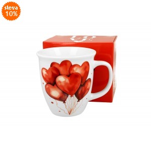 Porcelánový hrnek BALLOONS 1 v krabičce 650 ml